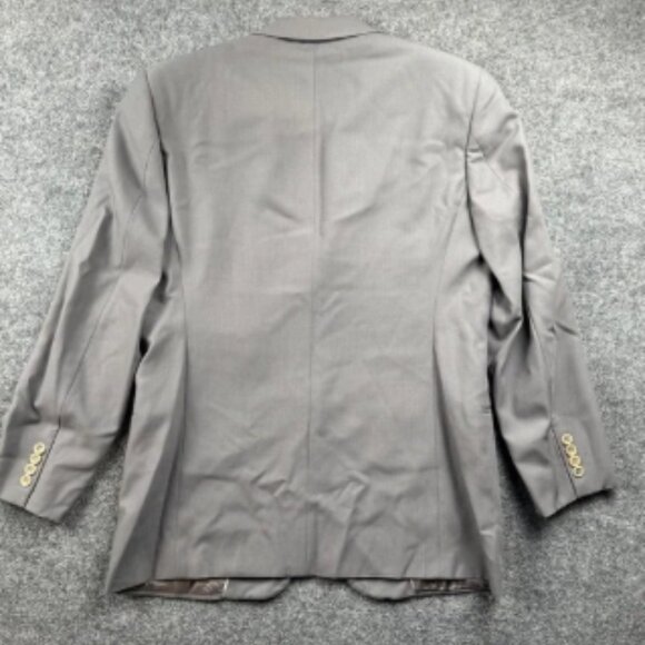 Armani Collezioni Blazer Mens 40R Gray Wool Made In Italy Neiman Marcus Designer - Picture 4 of 10